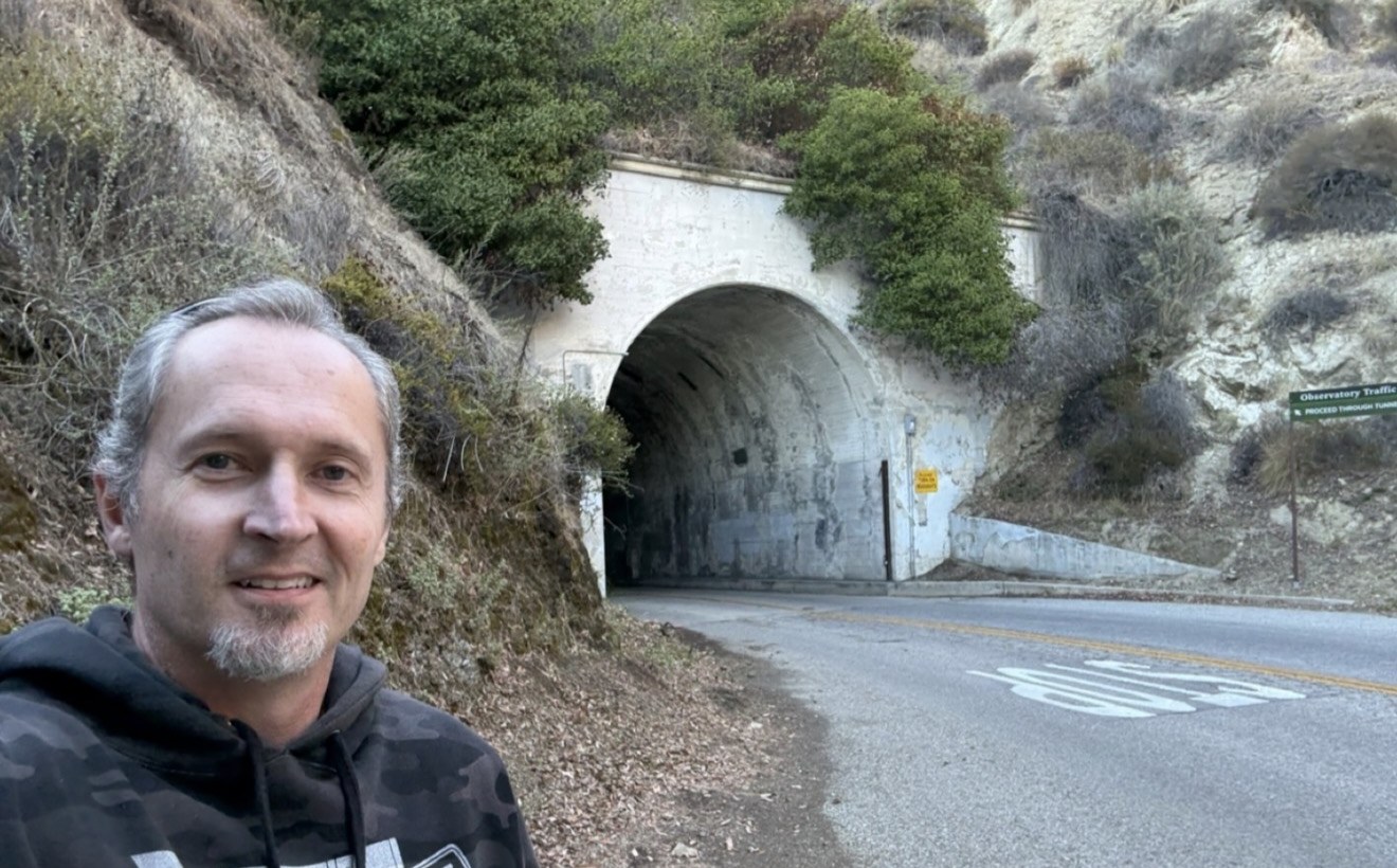 Back to the Future Part II tunnel filming location, Los Angeles